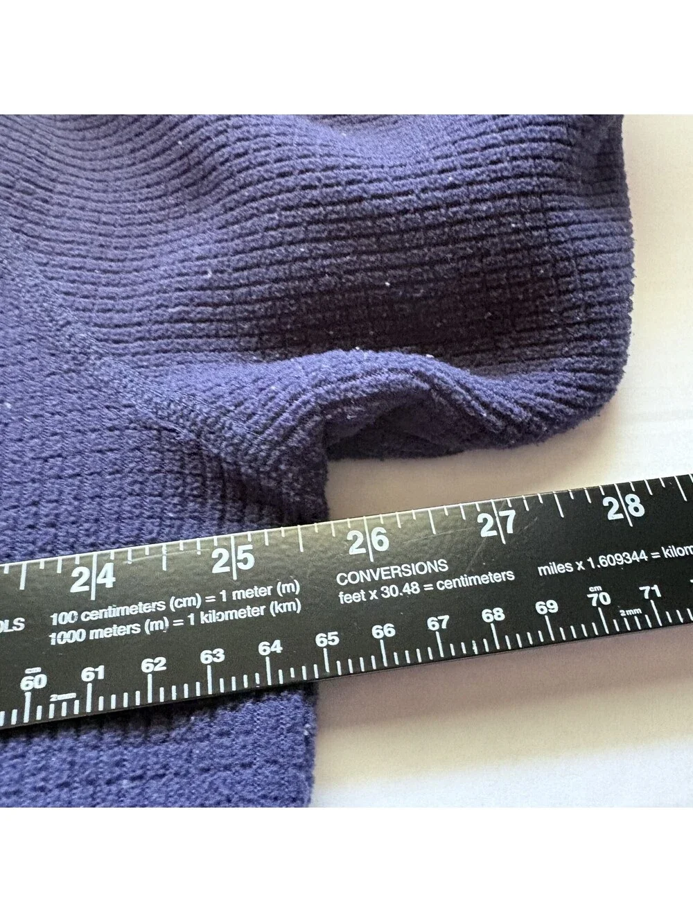 The North Face Men's 1/4 Zip Fleece Pullover Waffle Knit Sweater XL Blue
